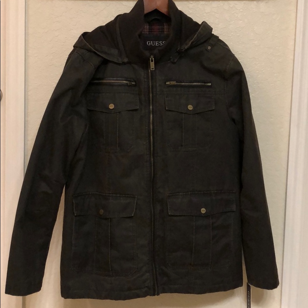 Guess Men’s faux leather jacket